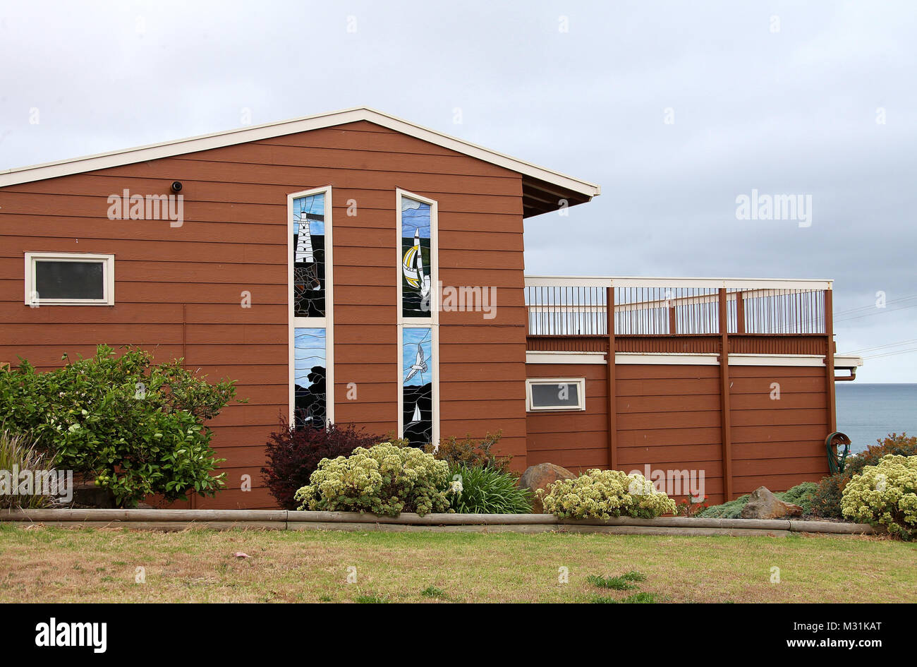 Coastal property on Kangaroo Island Stock Photo Alamy