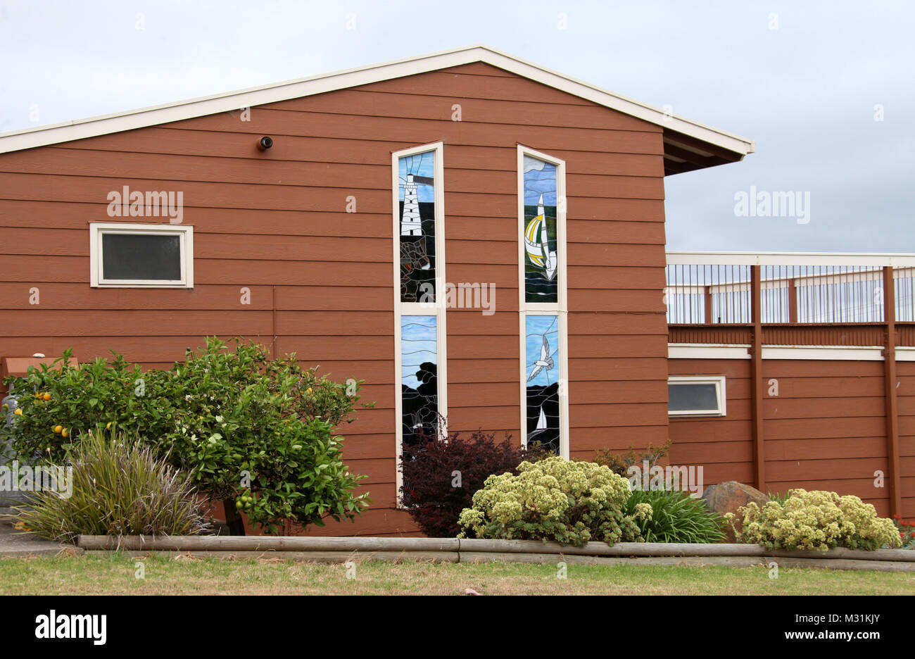 Coastal property on Kangaroo Island Stock Photo Alamy