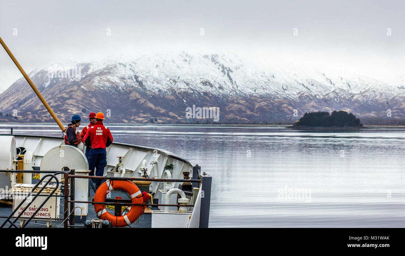 Coast Guard Cutter SPAR special sea detail discuss buoy