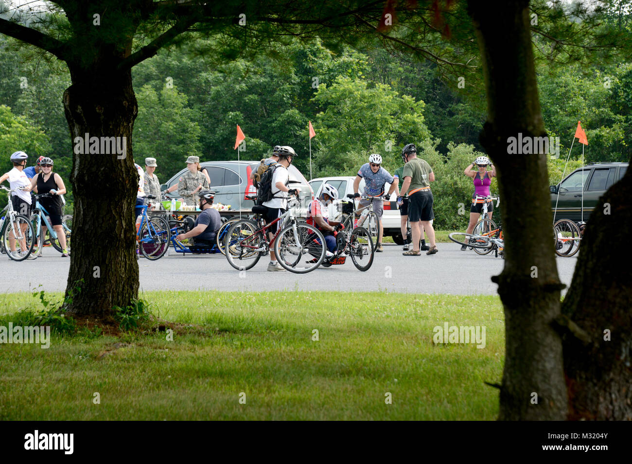 Freedom Bike Ride 16 by PANationalGuard Stock Photo - Alamy