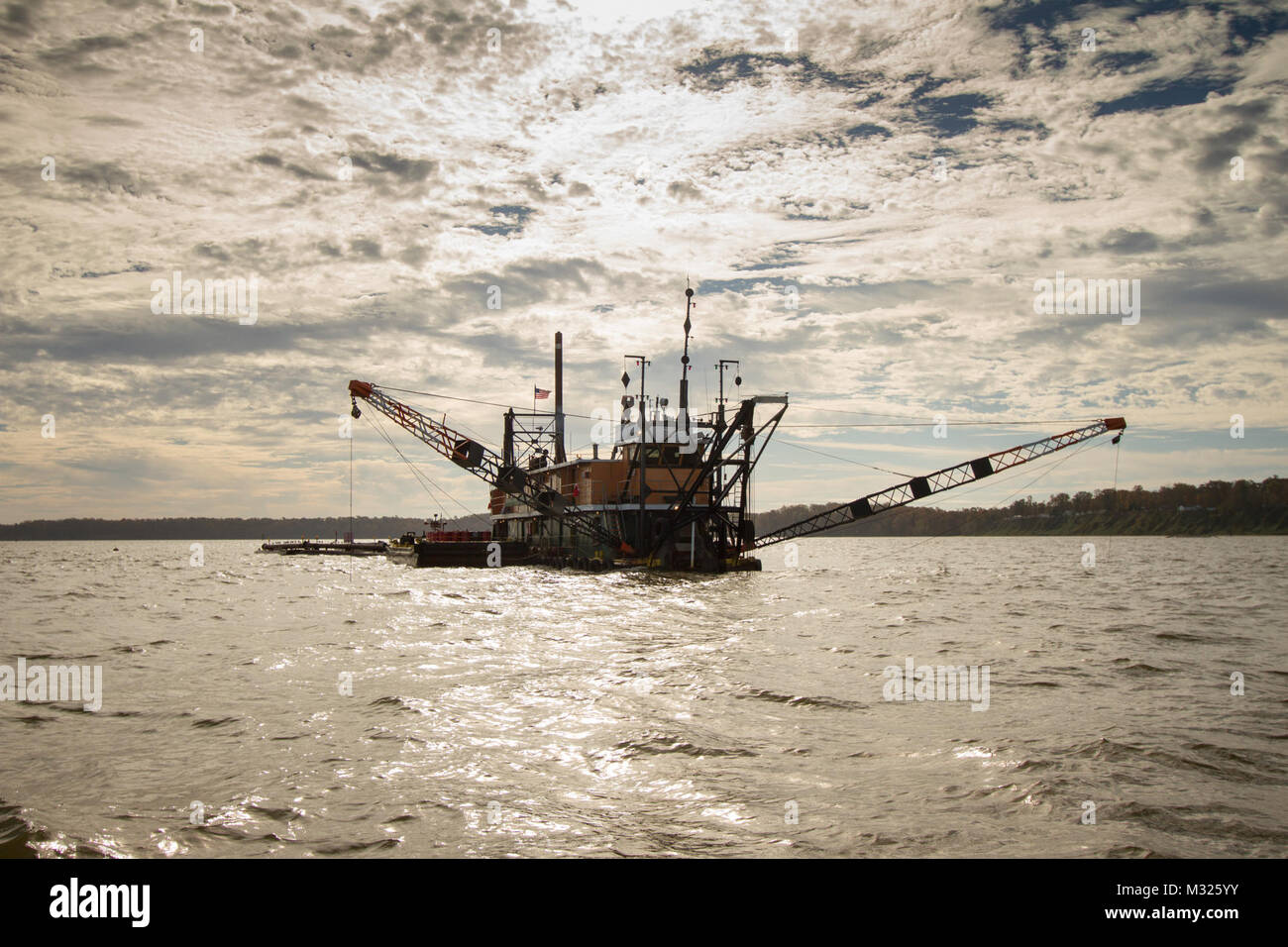 WILLIAMSBURG, Va. The crew of the Cottrell Contracting Corporation Dredge Marion works to
