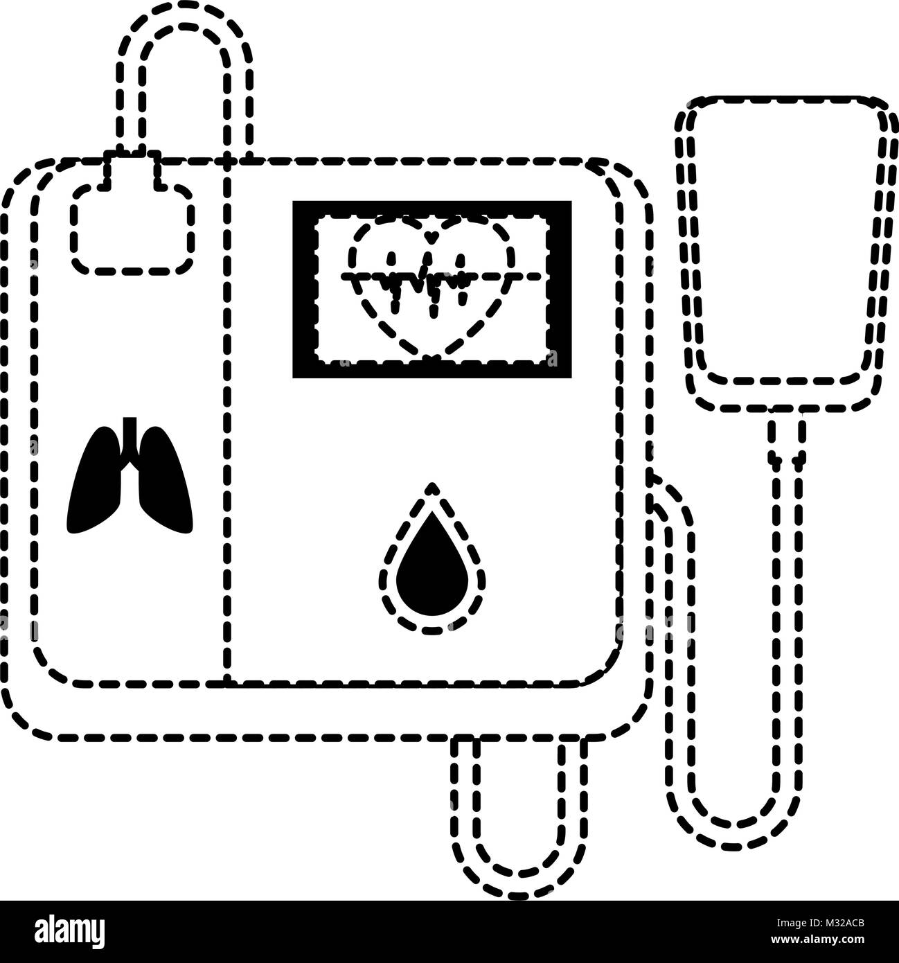 Ecg scan Stock Vector Images - Alamy