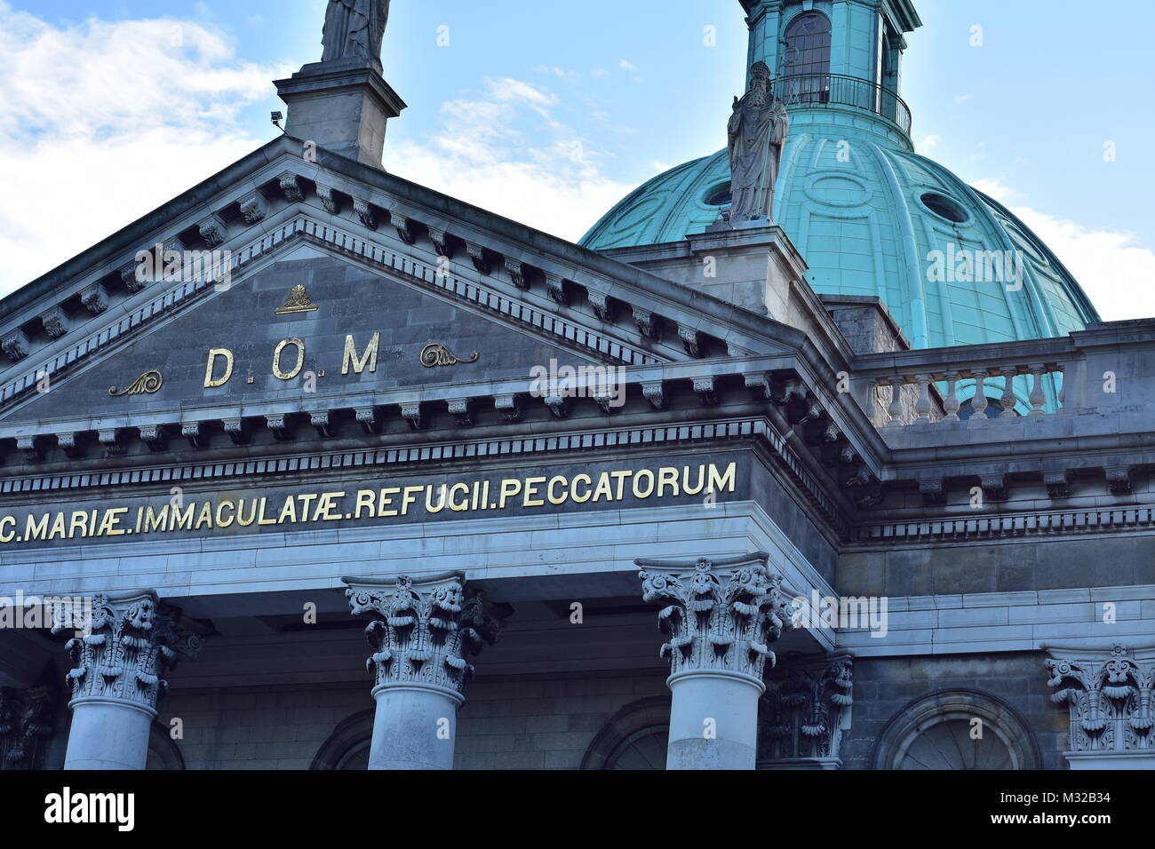 Detail of Church of Mary Immaculate Refuge of Sinners on Rathmines Road Lower in Dublin in