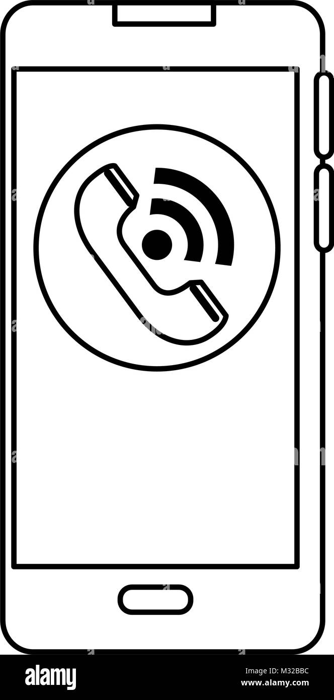 Cell phone waves Black and White Stock Photos & Images Alamy