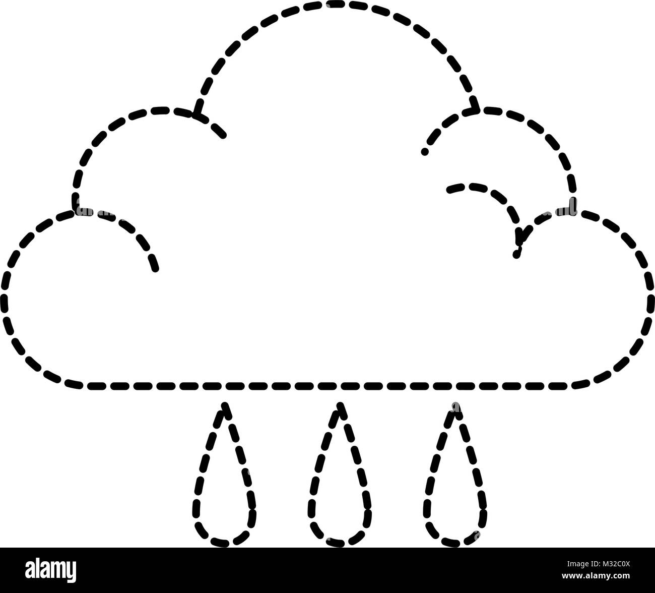 weather cloud rainy icon Stock Vector Image & Art - Alamy