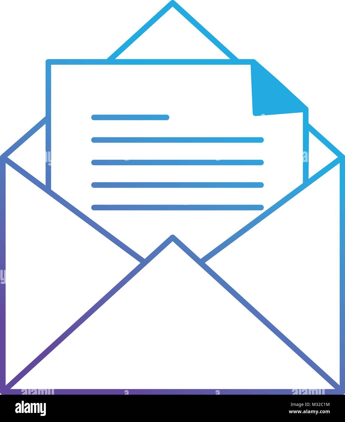 envelope mail isolated icon Stock Vector Image & Art - Alamy