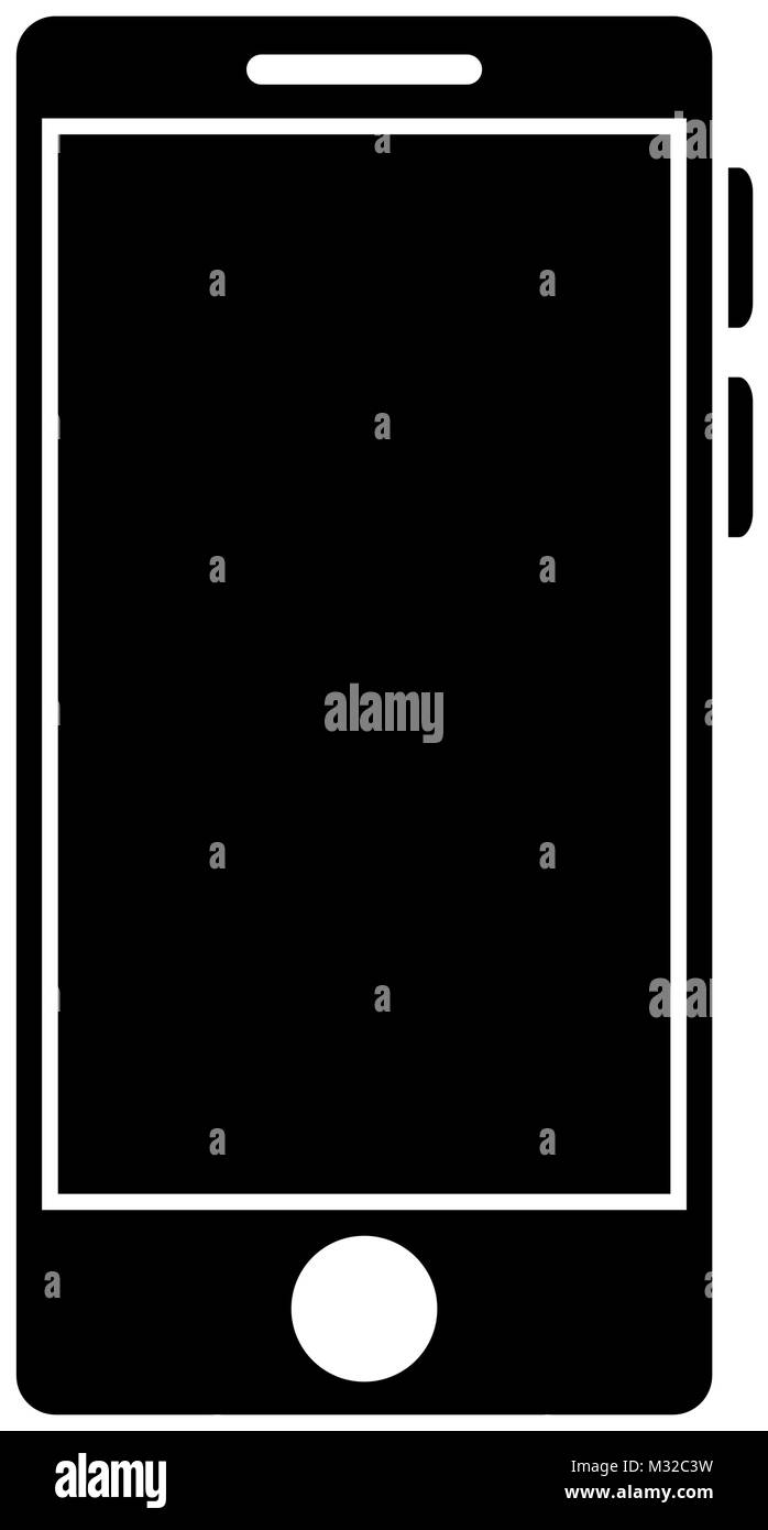 smartphone device isolated icon Stock Vector Image & Art - Alamy