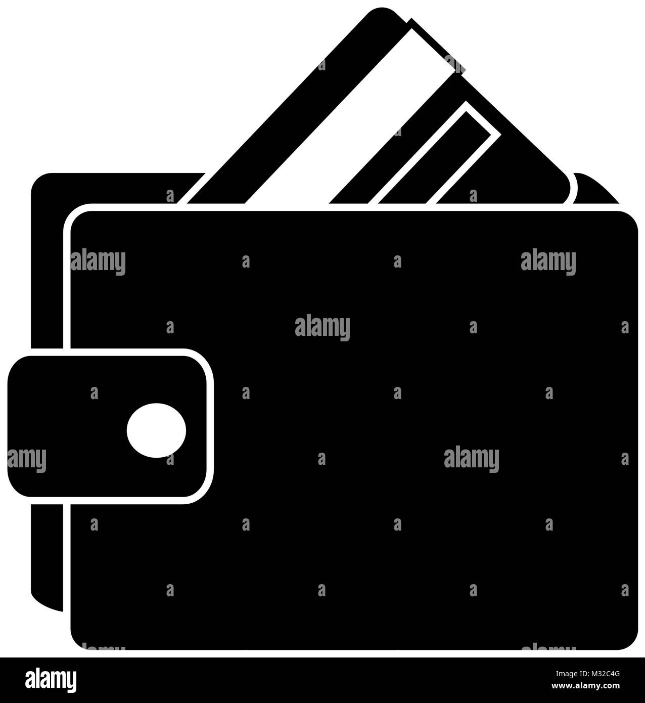 wallet money with credit card Stock Vector Image & Art - Alamy