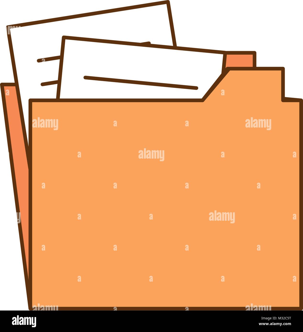 folder document isolated icon Stock Vector Image & Art - Alamy