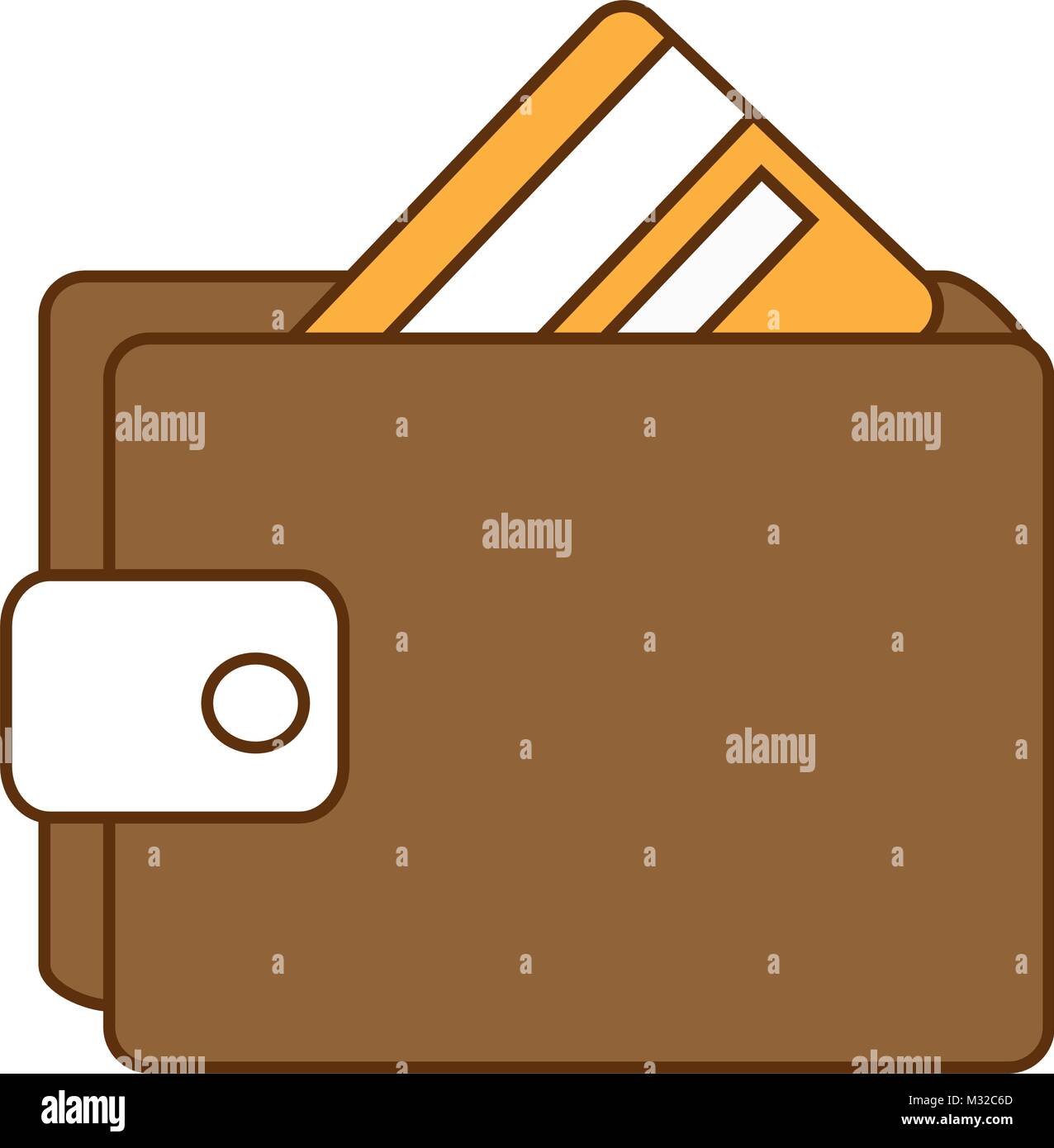 wallet money with credit card Stock Vector Image & Art - Alamy