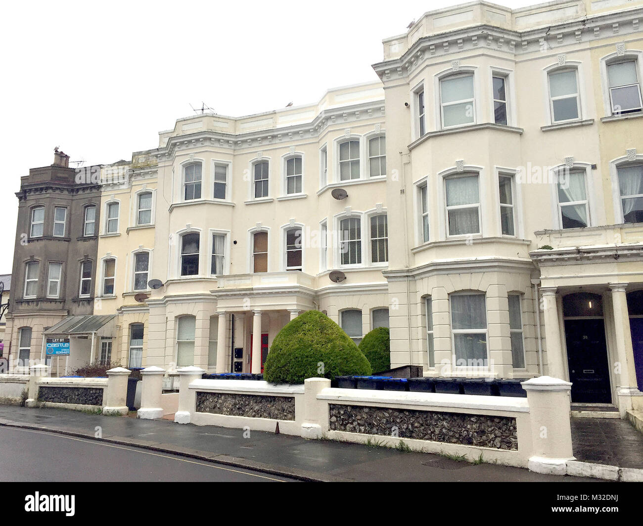 Rowlands Road in Worthing where Susan Nicholson lived and was murdered