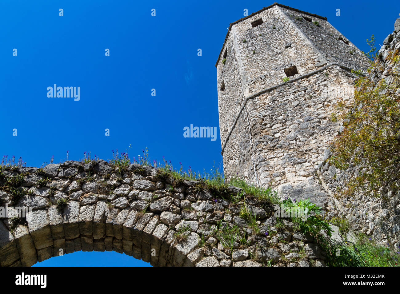The Medieval Town of Pocitelj, Bosnia & Herzegovina Stock Photo