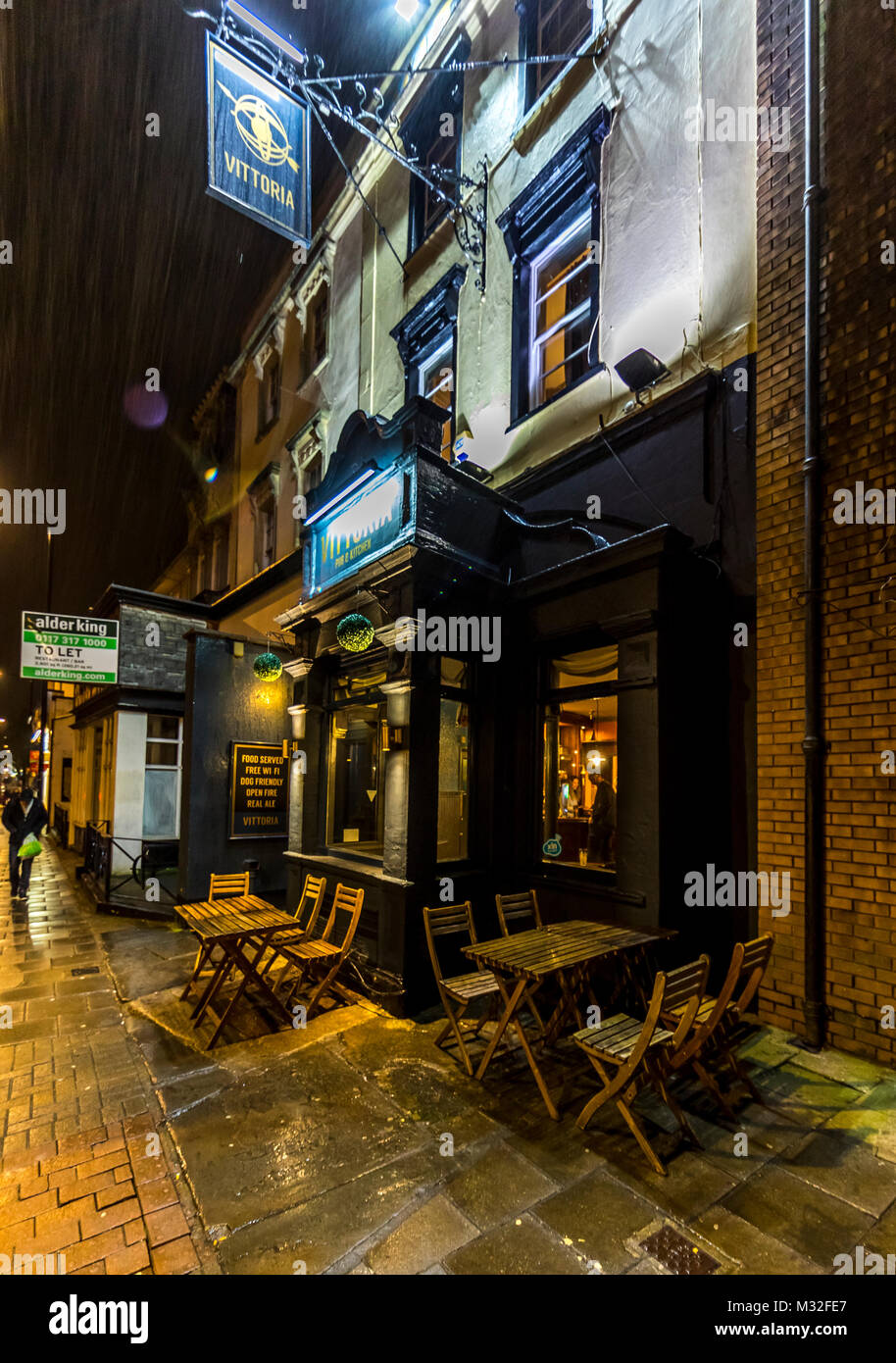The Vittoria pub, Whiteladies Road, Bristol Stock Photo