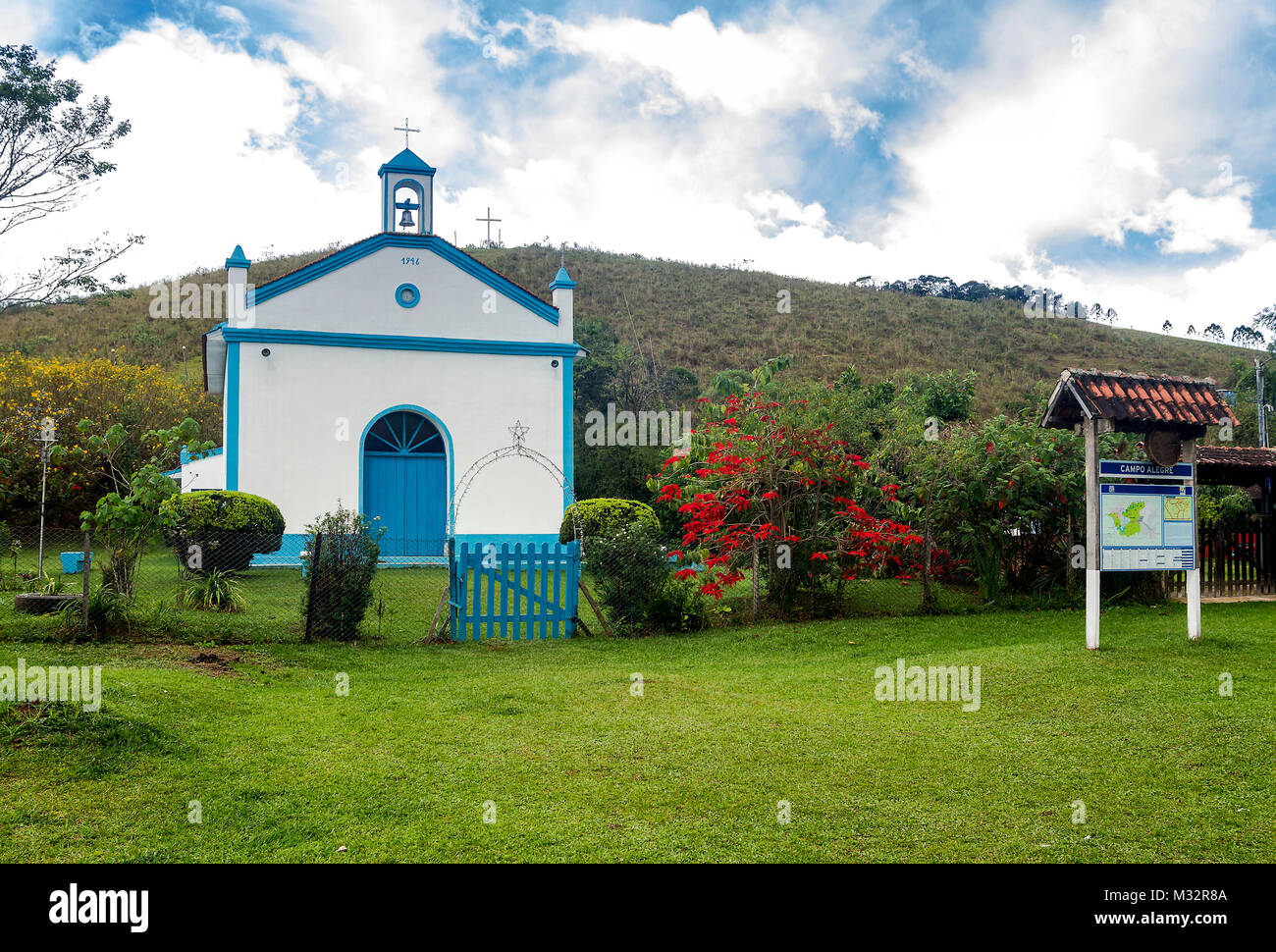 Campo Alegre Church - Visconde de Maua Stock Photo