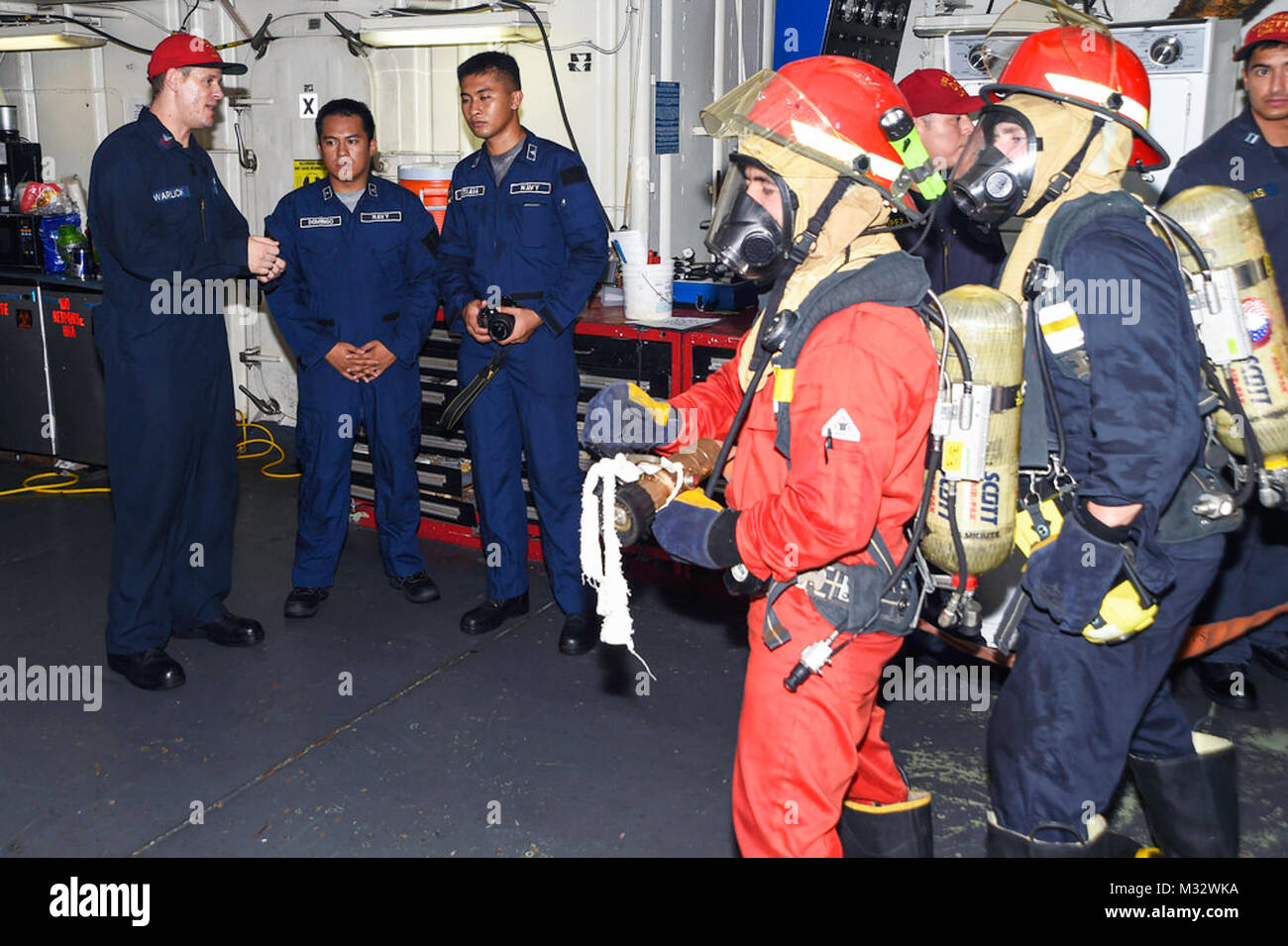 Fire Fighting Exercises on the Philippine Sea by #PACOM Stock Photo - Alamy