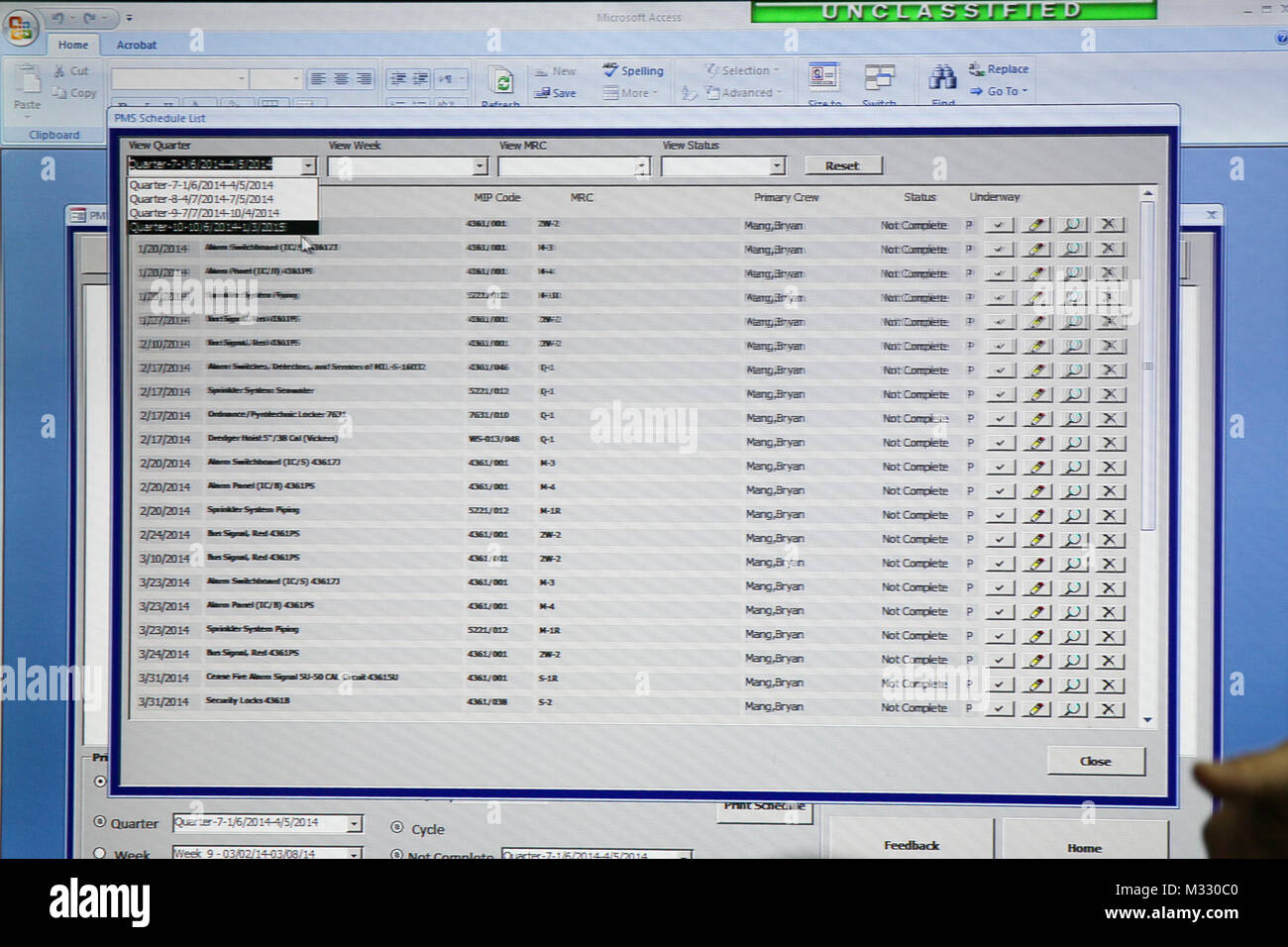 Elog Software 140306-N-HP195-201 SAN DIEGO (March 6, 2014) An image of one of eLog 3. ...