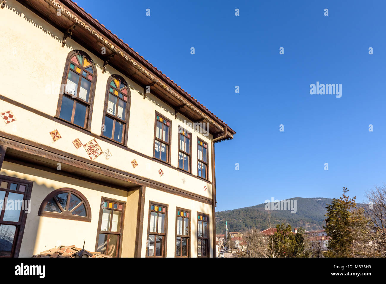 View of Traditional, old and historical Anatolia houses in Tarakli