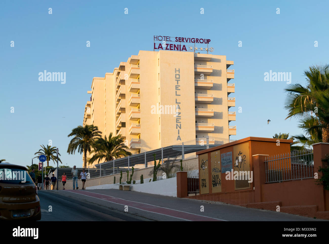 La Zenia Boulevard, Orihuela, Spain   Date taken 20 Aug 2017 Stock Photo