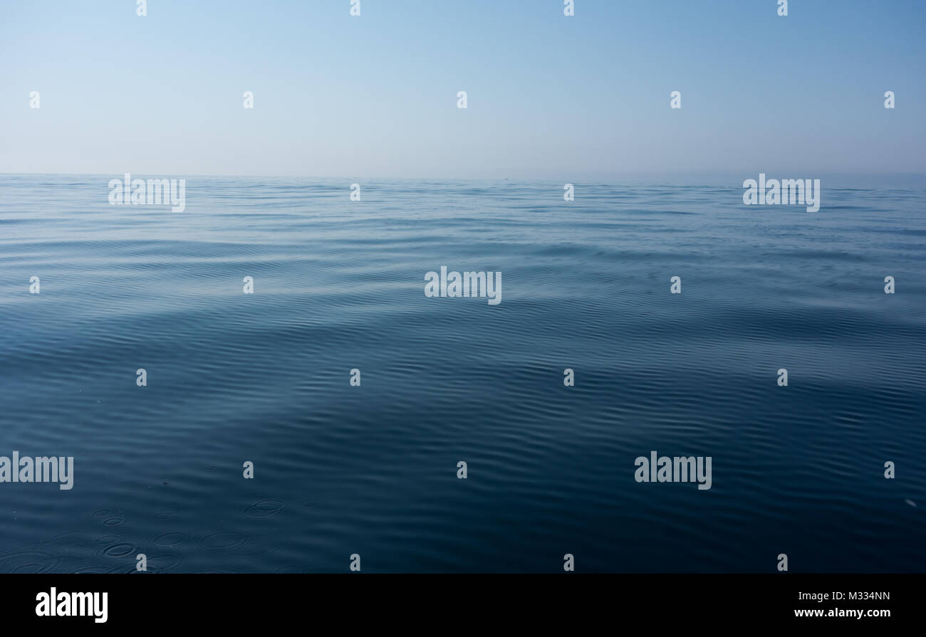 beautiful sea and blue sky Stock Photo - Alamy