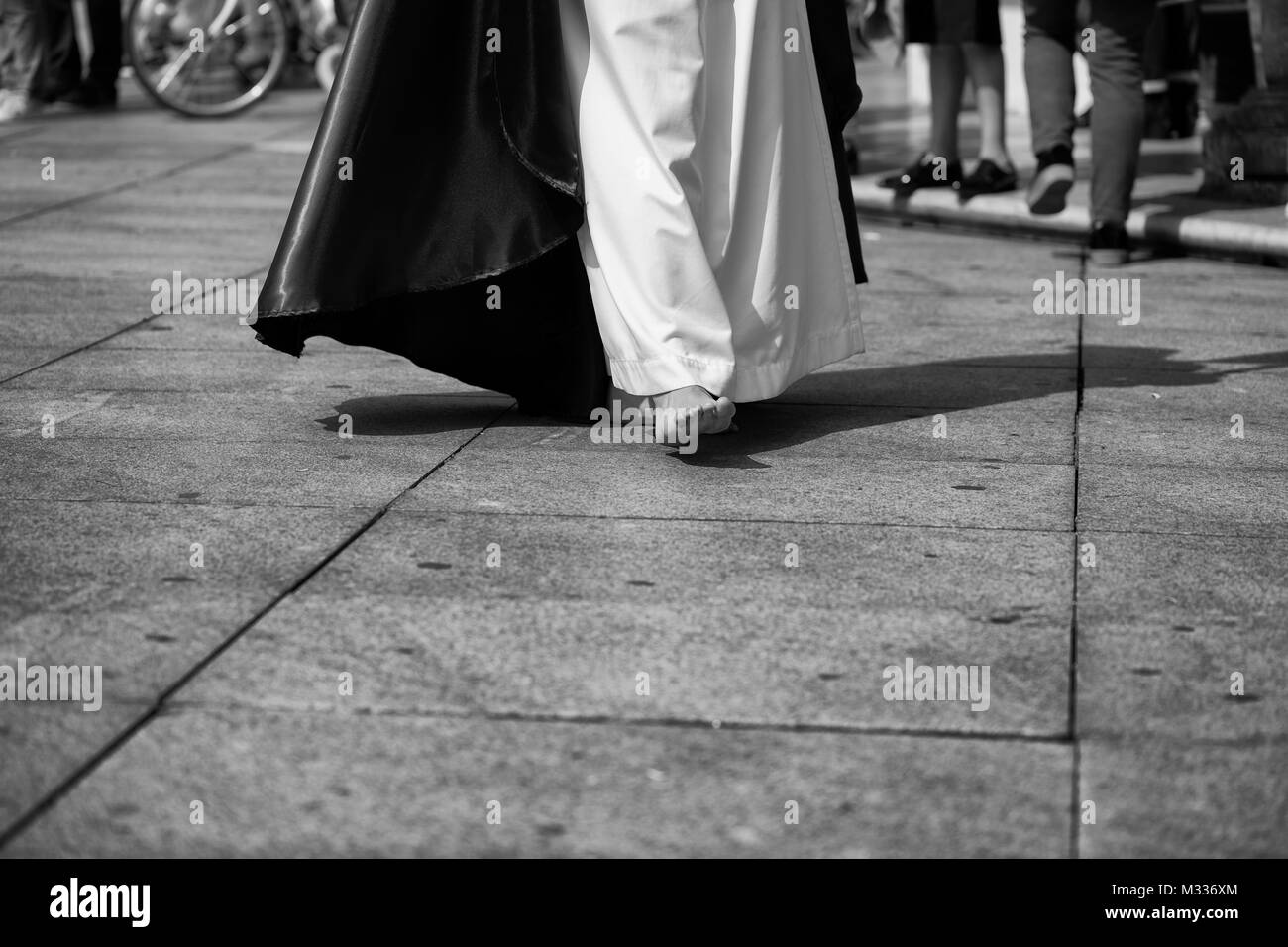 Holy Week Foot Procession Procession. Holy week Stock Photo - Alamy