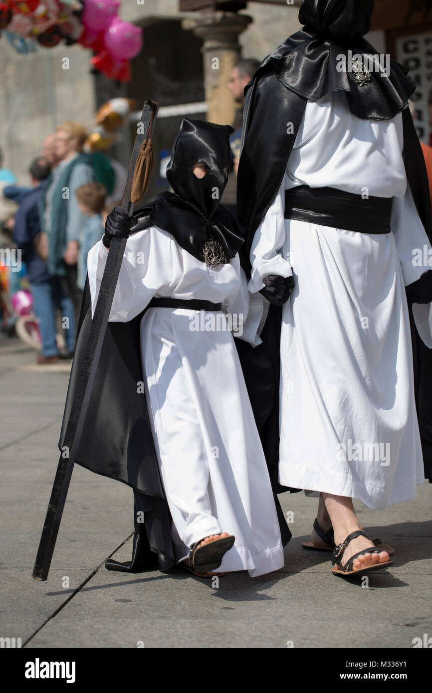 Holy Week Foot Procession Procession. Holy week Stock Photo - Alamy