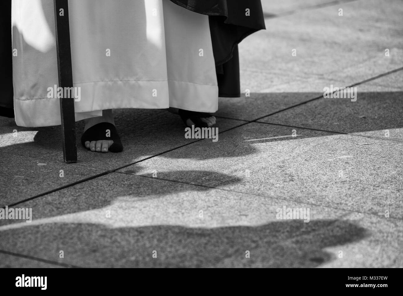 Holy Week Foot Procession Procession. Holy week Stock Photo - Alamy