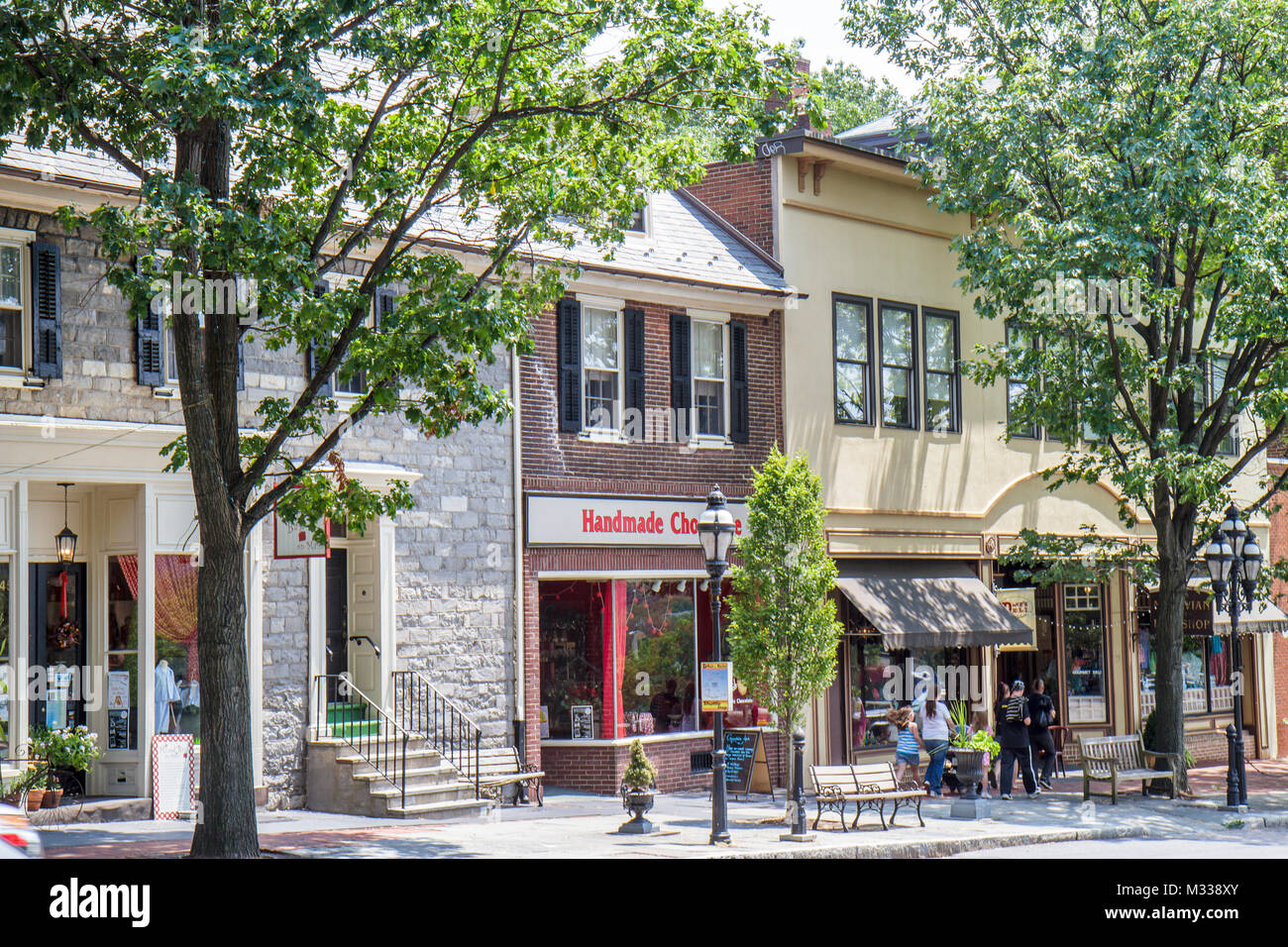 Pennsylvania, PA, Northeastern, Bethlehem, historic downtown, Main