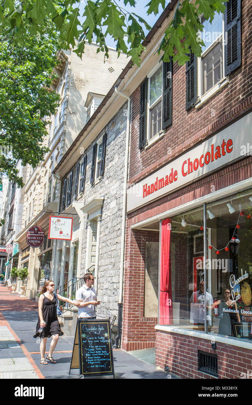 Pennsylvania, PA, Northeastern, Bethlehem, historic downtown, Main