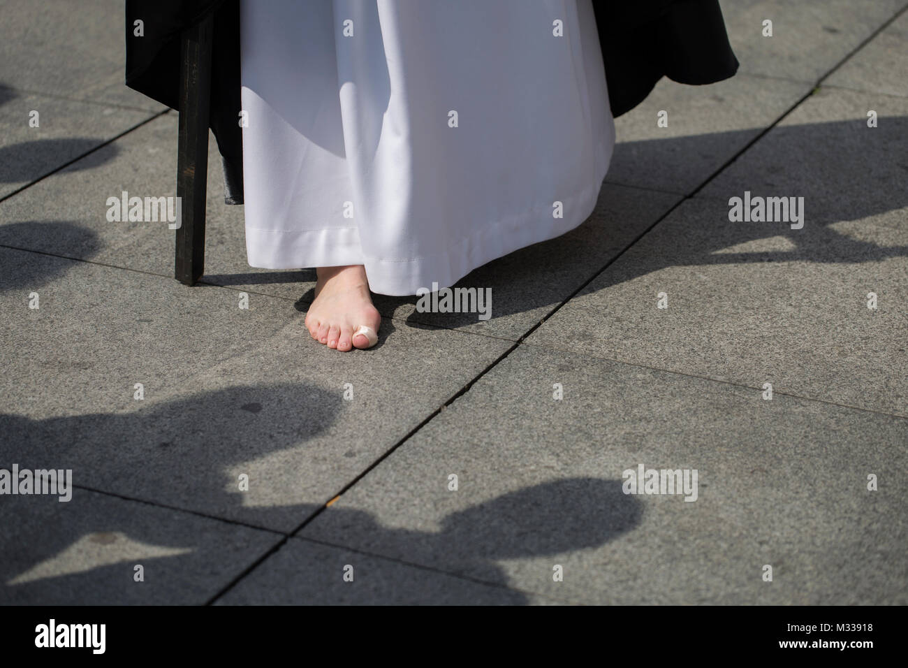 Holy Week Foot Procession Procession. Holy week Stock Photo - Alamy