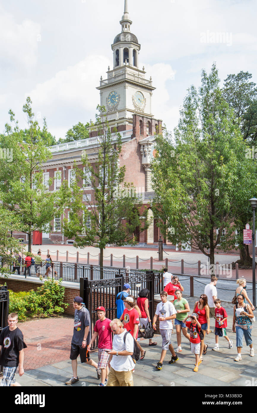 Philadelphia Pennsylvania,Independence Hall,National historical history