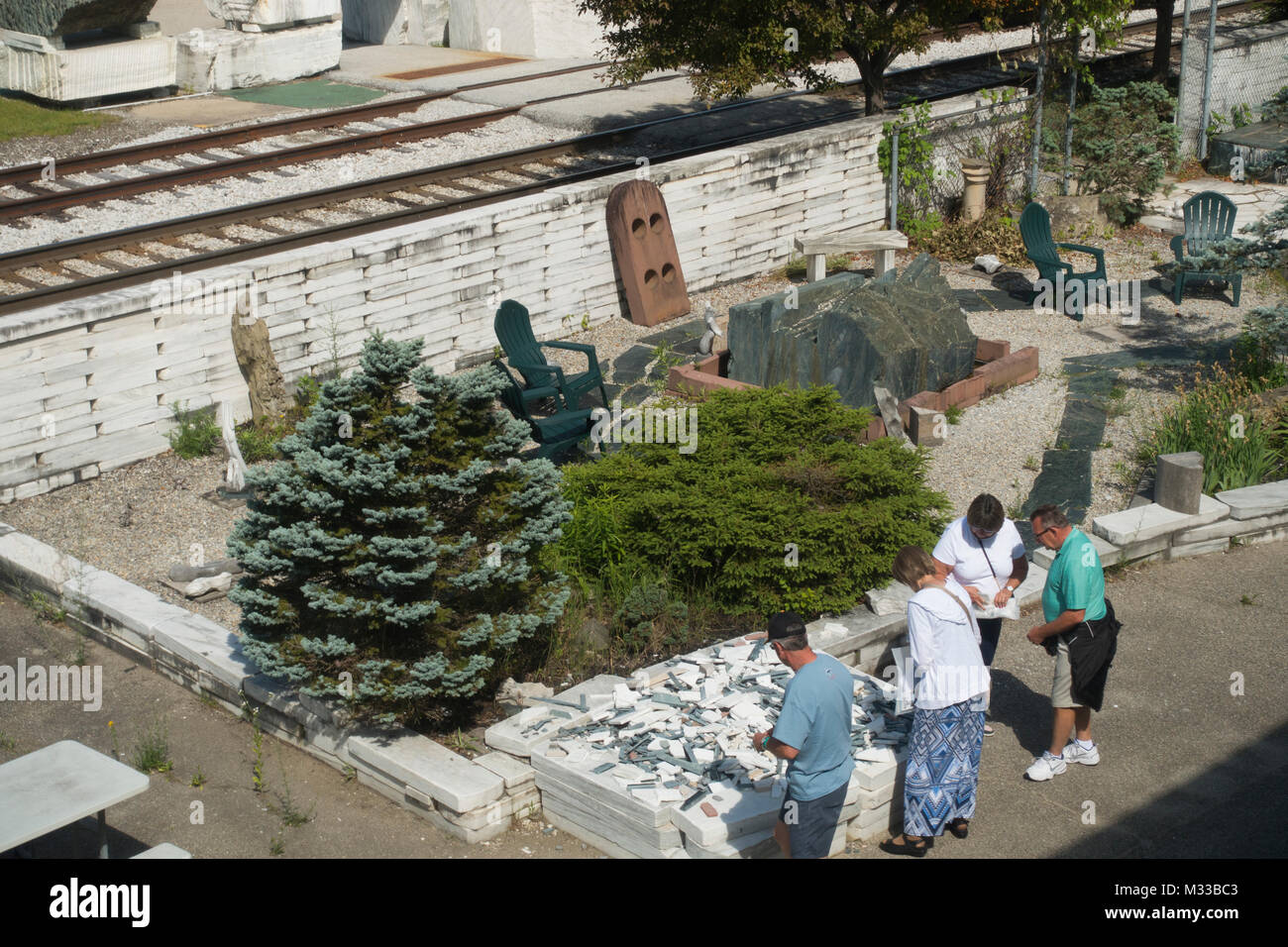 Vermont marble museum in Proctor VT Stock Photo Alamy