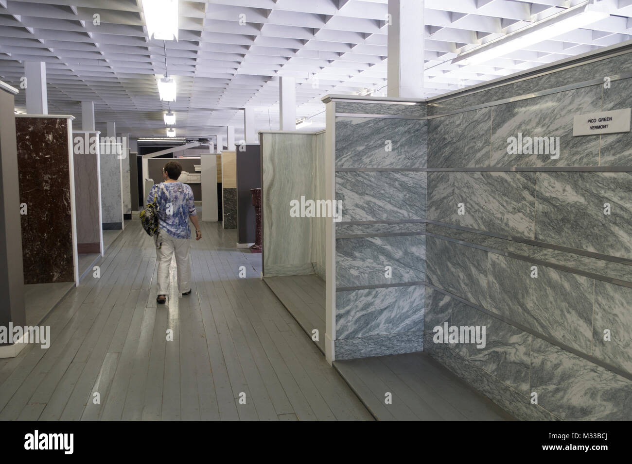 Vermont marble museum in Proctor VT Stock Photo Alamy