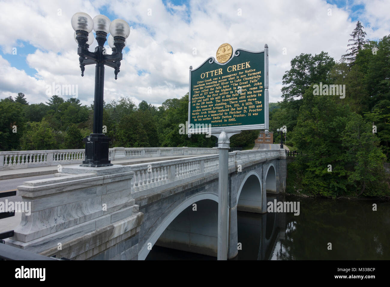 Vermont marble museum in Proctor VT Stock Photo Alamy