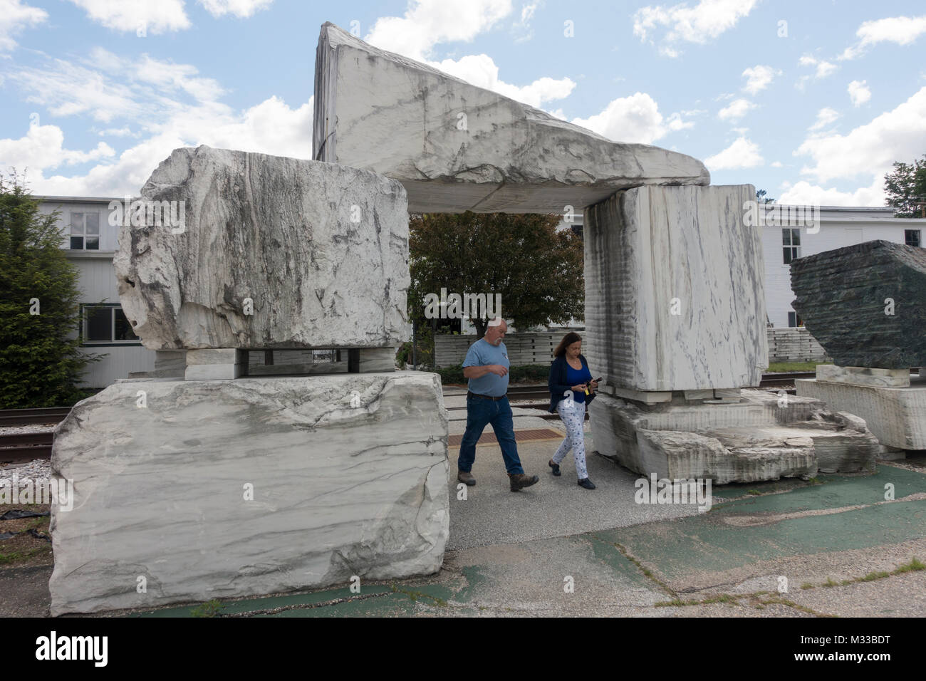 Vermont marble museum in Proctor VT Stock Photo Alamy