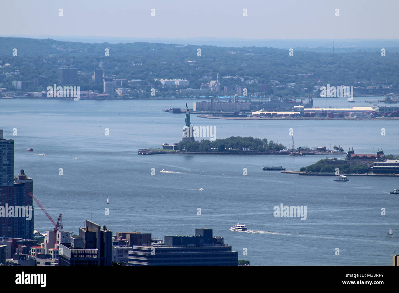 Statue of Liberty in the distance Stock Photo Alamy