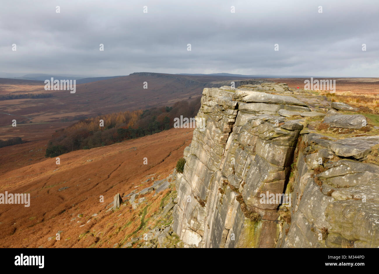 Stanage Edge, Peak District, Derbyshire, England, UK Stock Photo Alamy