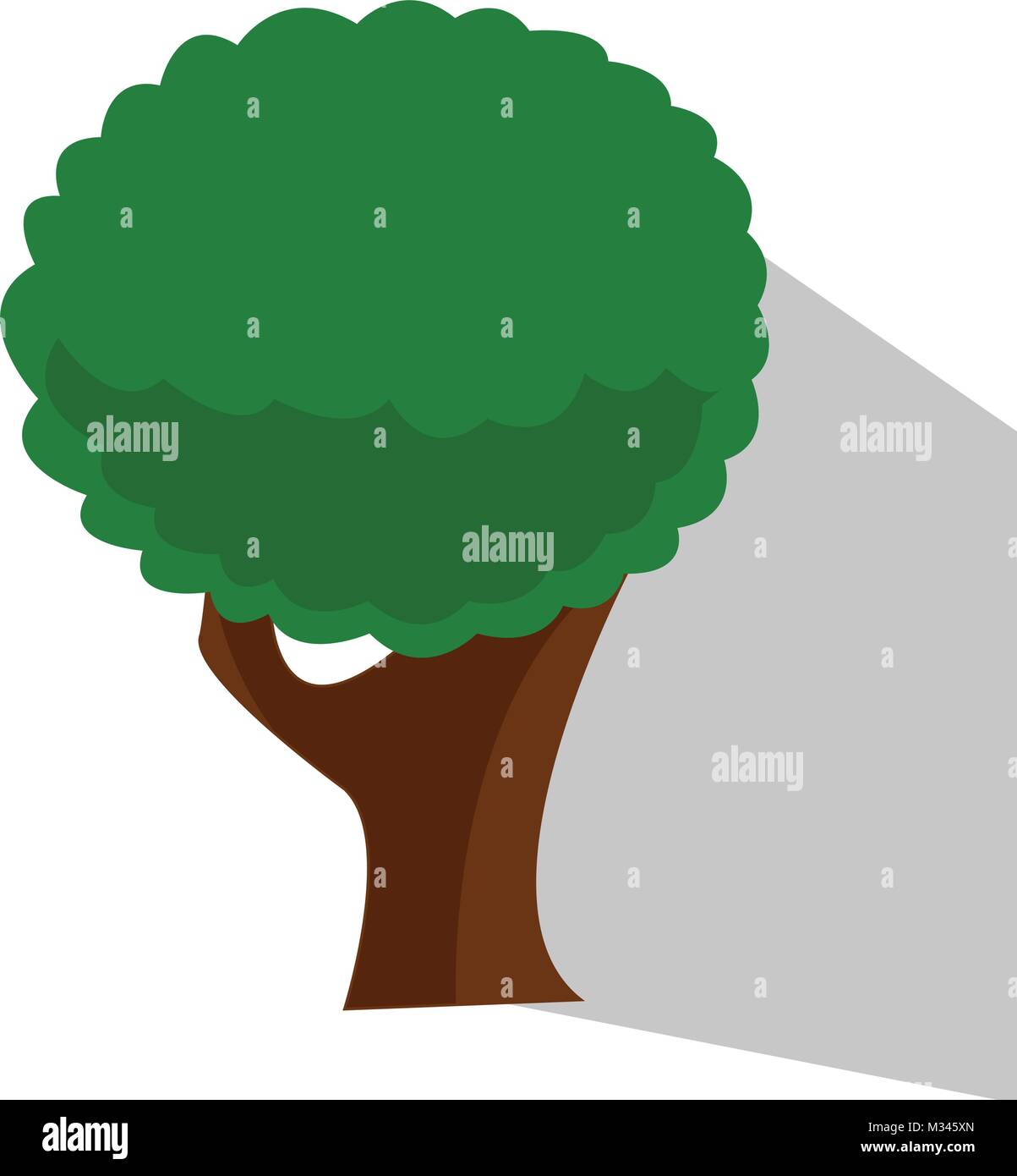 Abstract cute tree Stock Vector Image & Art - Alamy