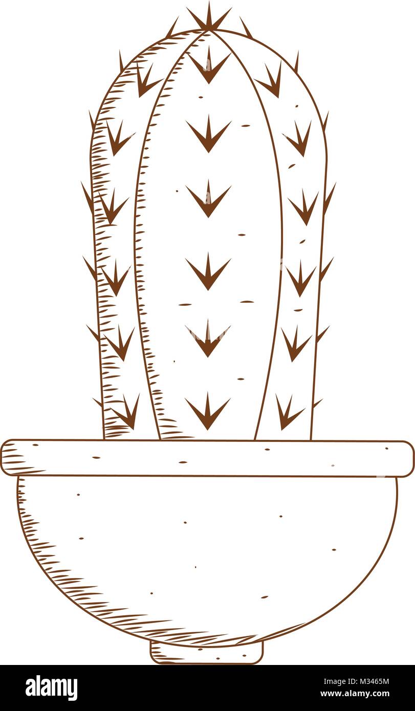 Abstract cute cactus Stock Vector Image & Art - Alamy