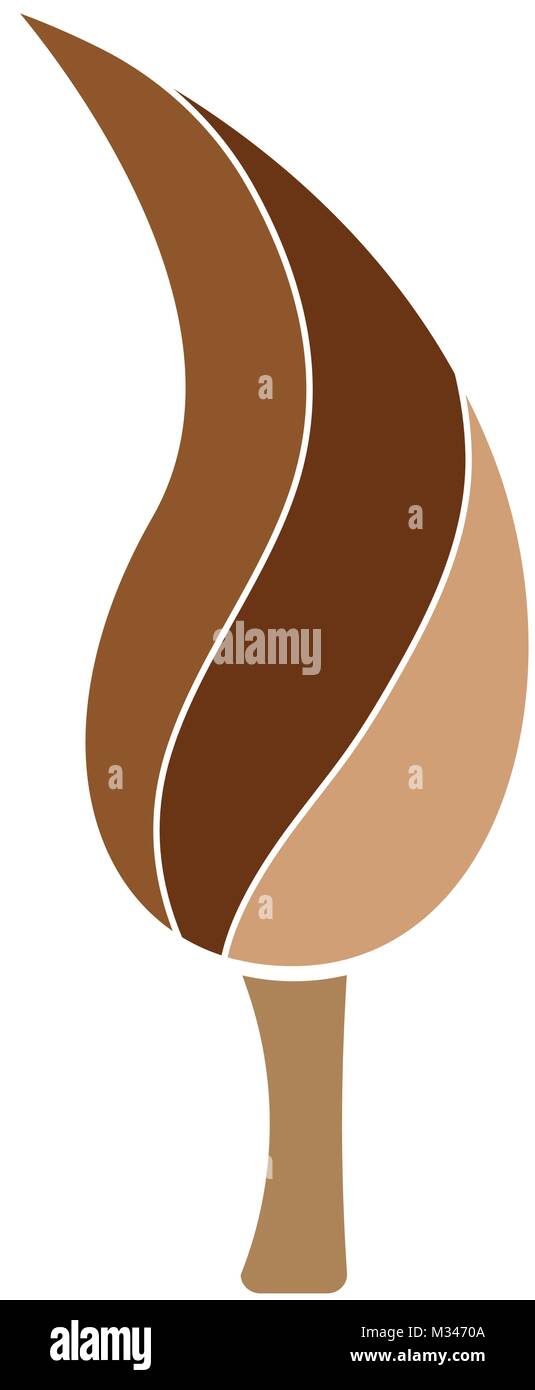 Abstract cute tree Stock Vector Image & Art - Alamy