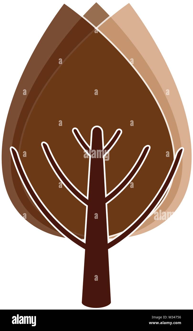 Abstract cute tree Stock Vector Image & Art - Alamy