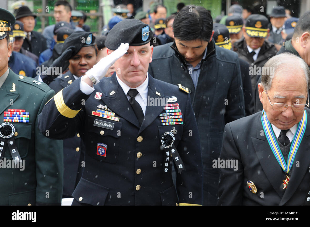 Senior leaders of Eighth Army and ROK Army including Eighth Army Deputy ...