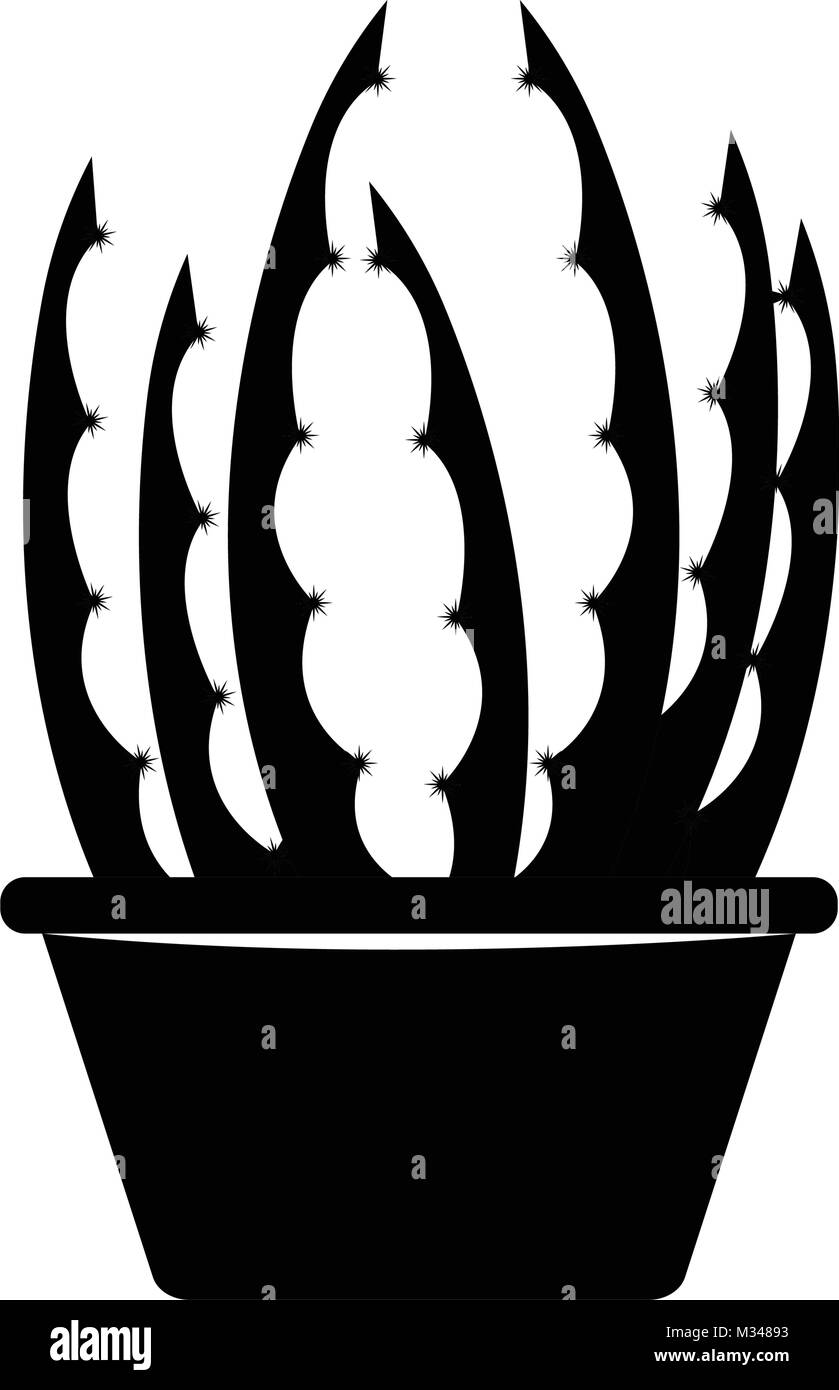 Abstract cute cactus Stock Vector Image & Art - Alamy