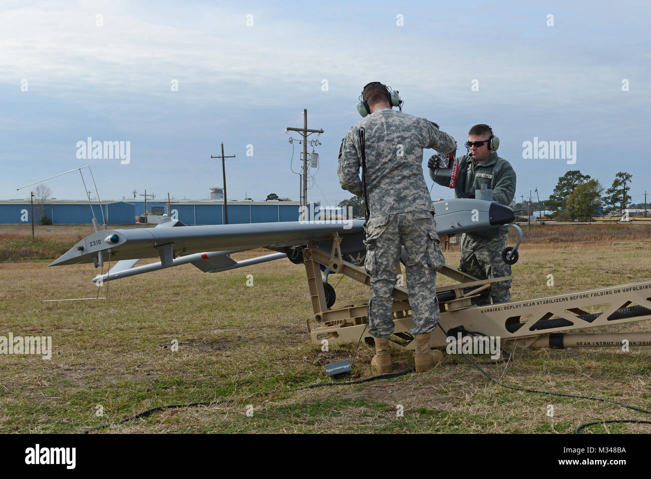 Louisiana Army National Guard Spc. Jordon Giglio and Sgt. Todd Pomier