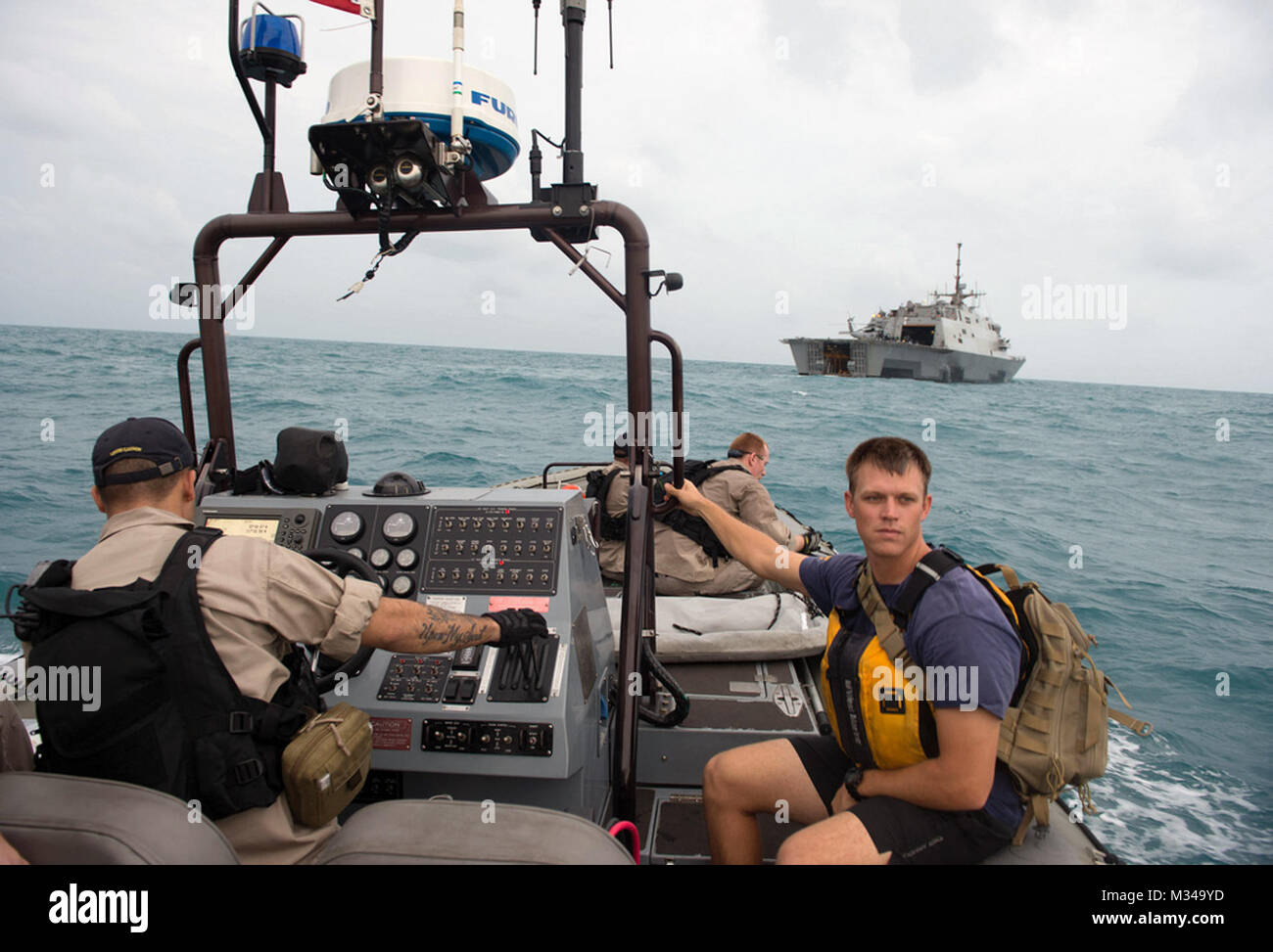 USS Fort Worth Sailors support efforts to locate missing AirAsia Flight by #PACOM Stock Photo