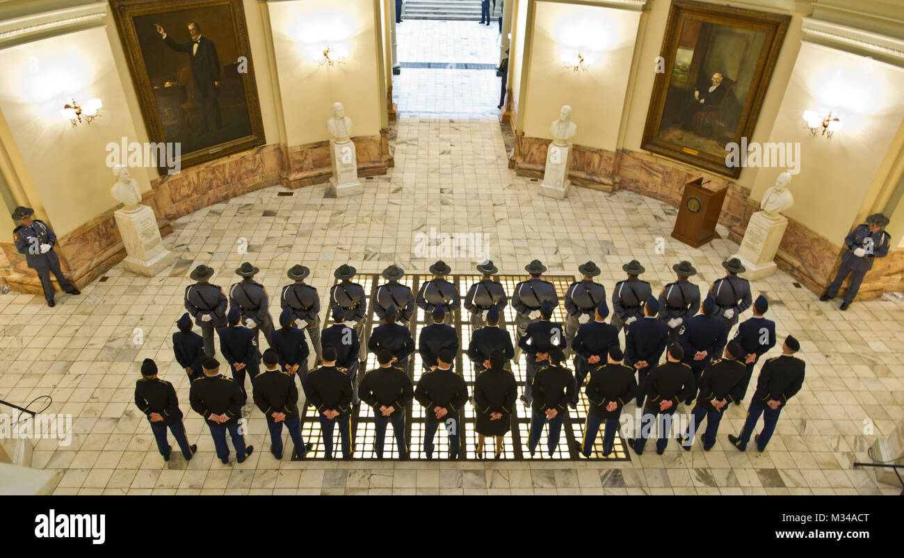 Guarding Formations Examples Formation of Troops - Ga. Capitol by Georgia National Guard Stock Photo ...