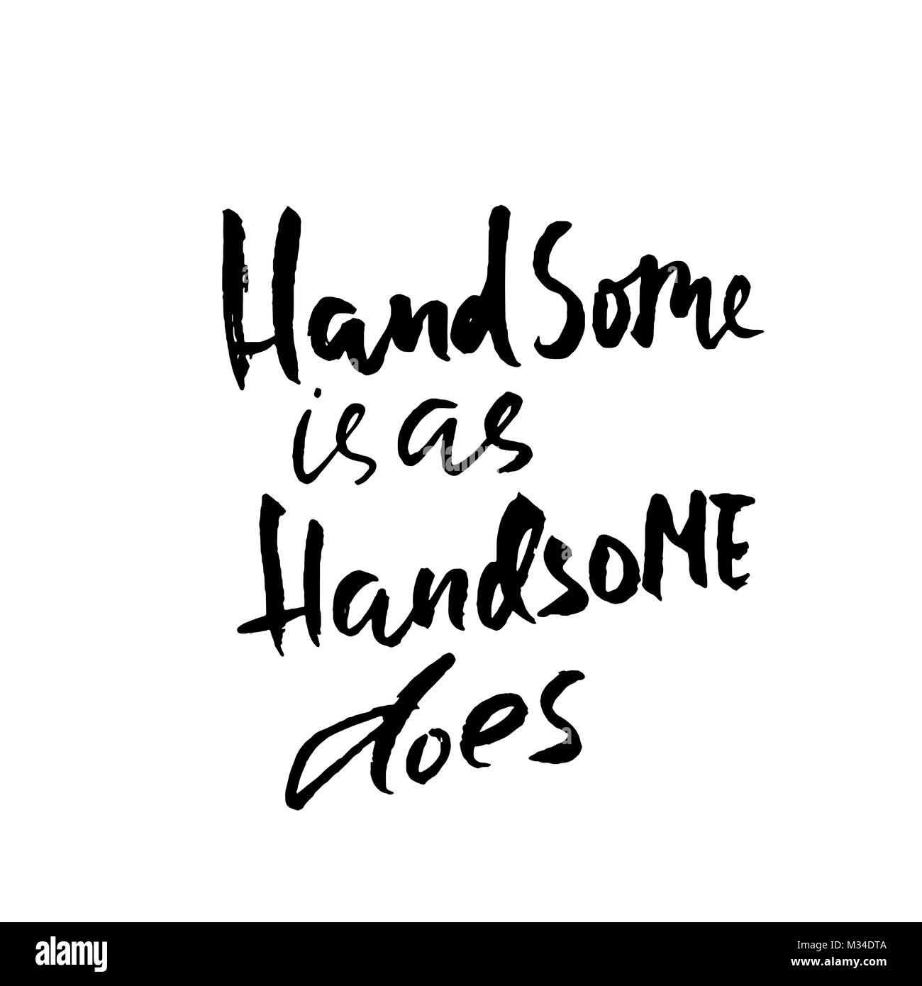 Handsome Word handsome-word
