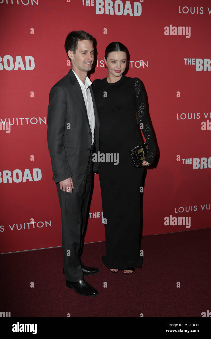 8 February 2018 Los Angeles, California Miranda Kerr, Evan Spiegel