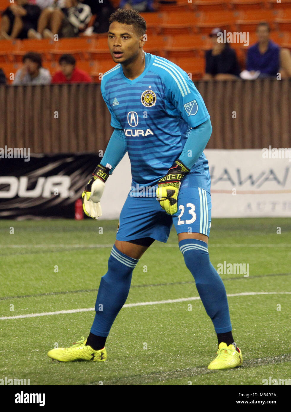 February 8, 2018 - Columbus Crew SC goalkeeper Zack Steffen #23 during the  Pacific Rim Cup between