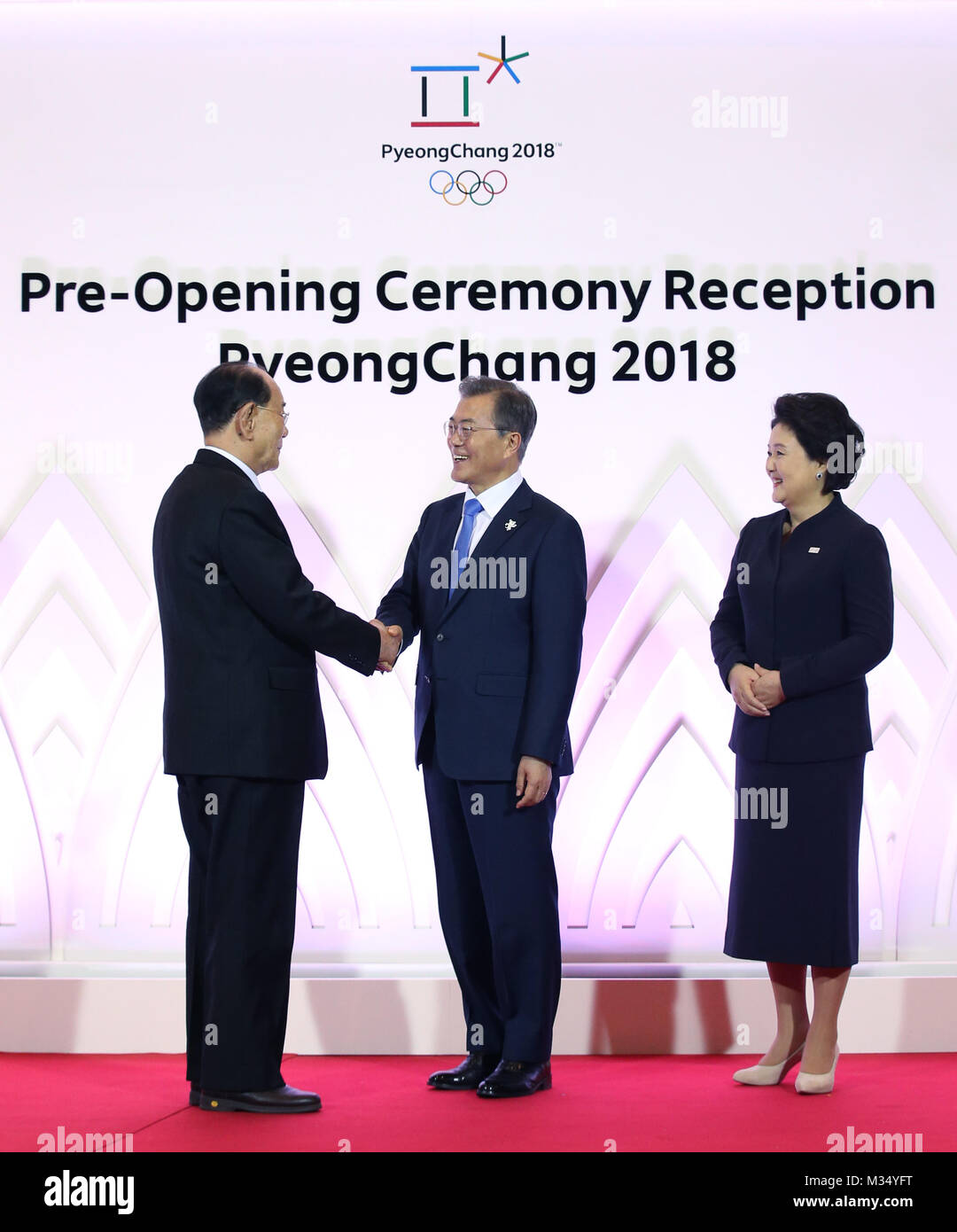 プーチン Kim yong nam president presidium hi-res stock photography
