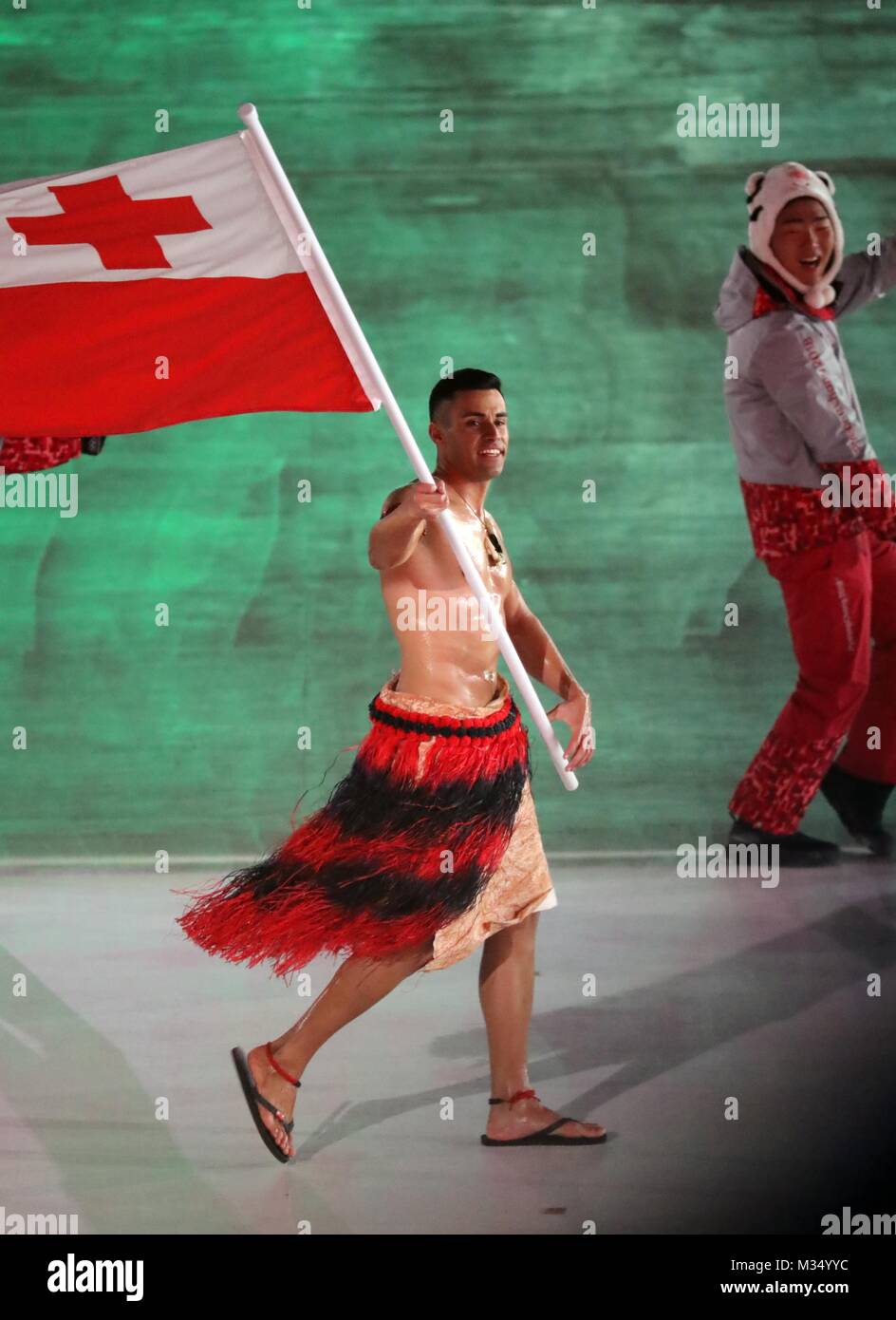PyeongChang,, South Korea. 9th Feb, 2018. Tonga's sole athlete, PITA